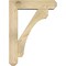 Ekena Millwork Legacy Craftsman Rough Sawn Bracket w/ Offset Brace, Douglas Fir, 6"W x 22"D x 30"H BKT0604X22X30LEC04RDF - alternate 3